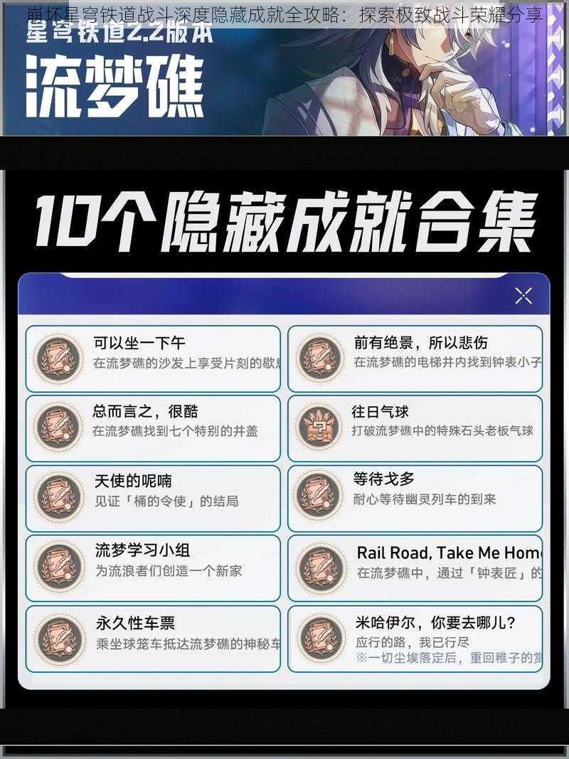 崩坏星穹铁道战斗深度隐藏成就全攻略：探索极致战斗荣耀分享