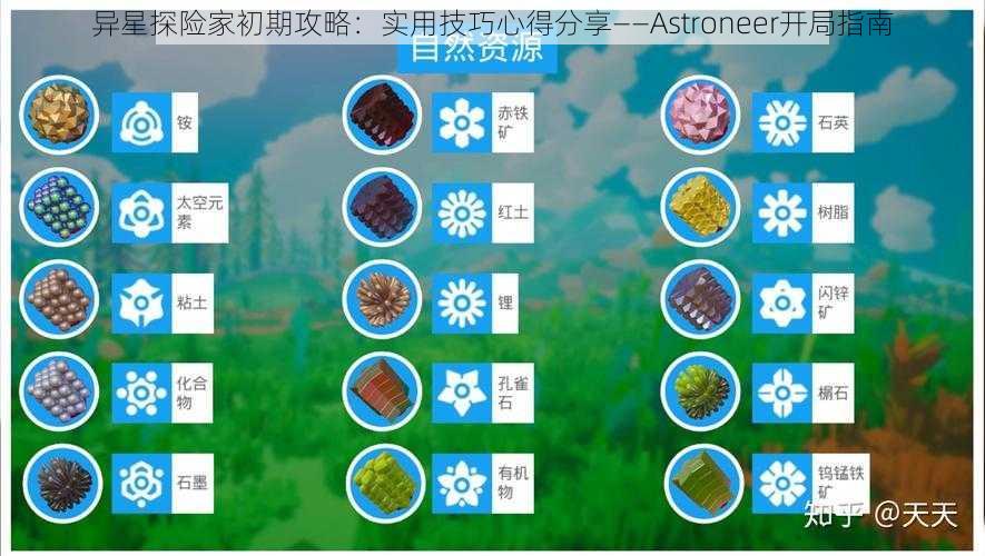 异星探险家初期攻略：实用技巧心得分享——Astroneer开局指南