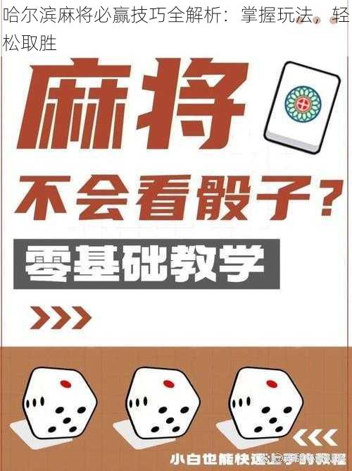 哈尔滨麻将必赢技巧全解析：掌握玩法，轻松取胜