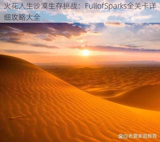 火花人生沙漠生存挑战：FullofSparks全关卡详细攻略大全