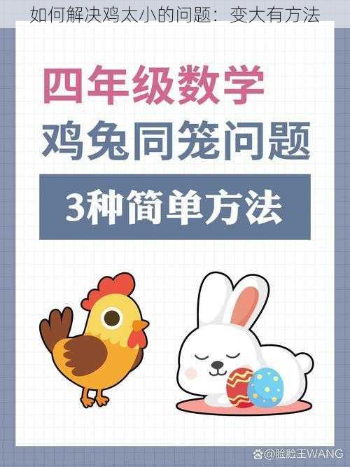 如何解决鸡太小的问题：变大有方法