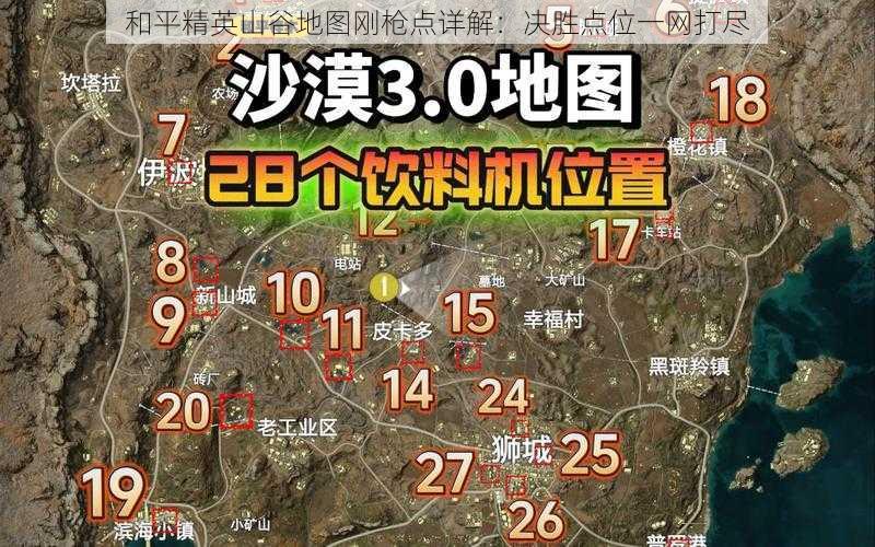 和平精英山谷地图刚枪点详解：决胜点位一网打尽